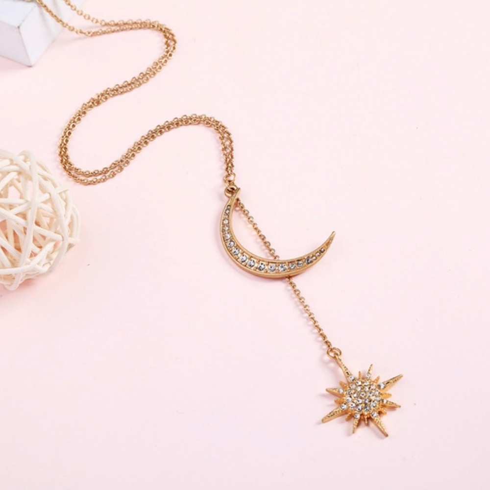 Luna and Star Necklace